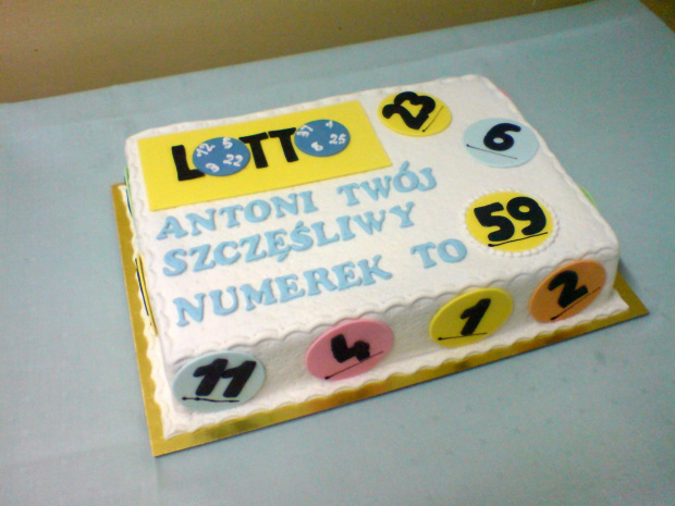 59 to twój szczęśliwy numerek #lotto #tort #urodziny #multilotek