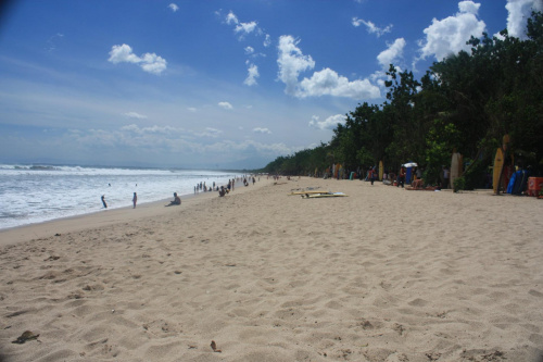 Bali, Kuta. Główna plaża.