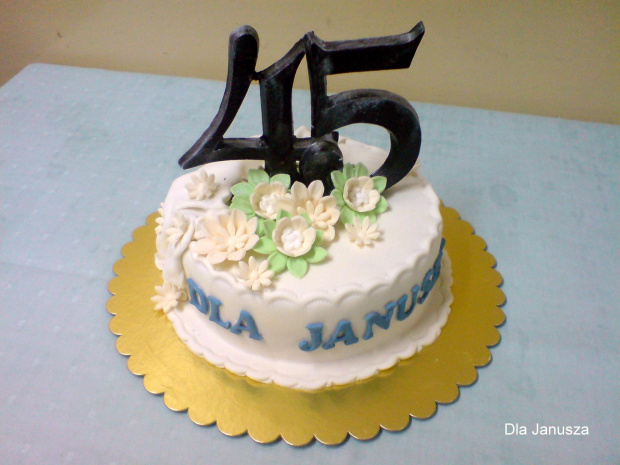 45-lecie Janusza #Tort #urodziny