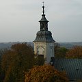 Kościół w Czersku fotografia z wieży zamku