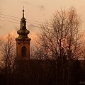 Czechowice-Dziedzice parafia św.Katarzyny #chmury #kościół #niebo #widok #wieża