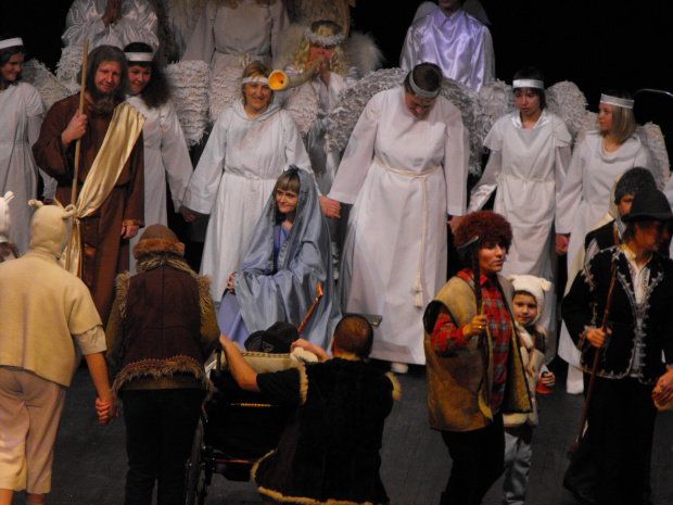 Jasełka, Zespół Szkół Nr 11 w Białymstoku przedstawia jasełka w Teatrze Dramatycznym