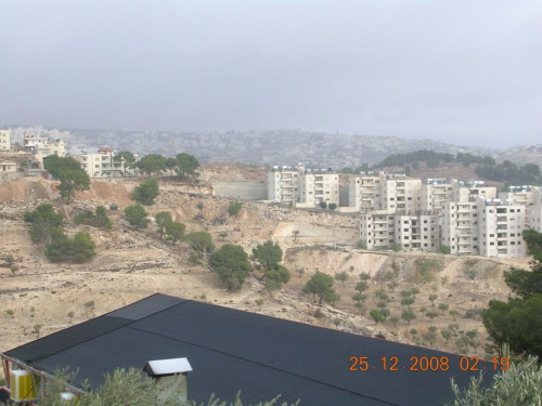 Nowe osiedla w części izraelskiej