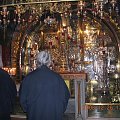 Bazylika Grobu Pańskiego-są tam 3 kaplice będące pod opieką 3 religii-ta jest prawosławna