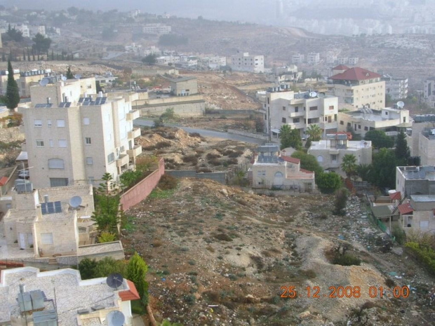 Jerozolima,mieszkaliśmy w palestyńskiej części miasta