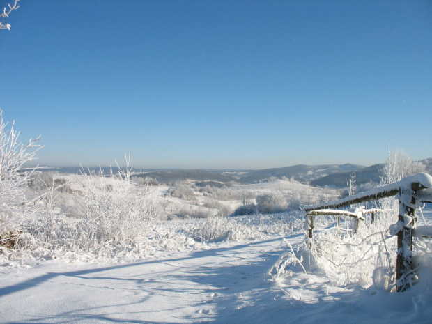 #zima #GóryKaczawskie #śnieg