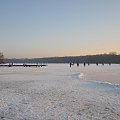 Niedzielny spacer nad zamarznięte jezioro Rusałka