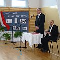 dr. Kazimierz Sztaba z Uniw.im J. Kochanowskiego w Kielcach i Wł. Sadłocha - główny organizatro uroczystości. #PowstanieStyczniowe