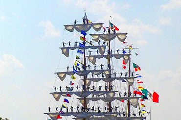 Meksykański żaglowiec Marynarki Wojennej #Cuauhtemoc