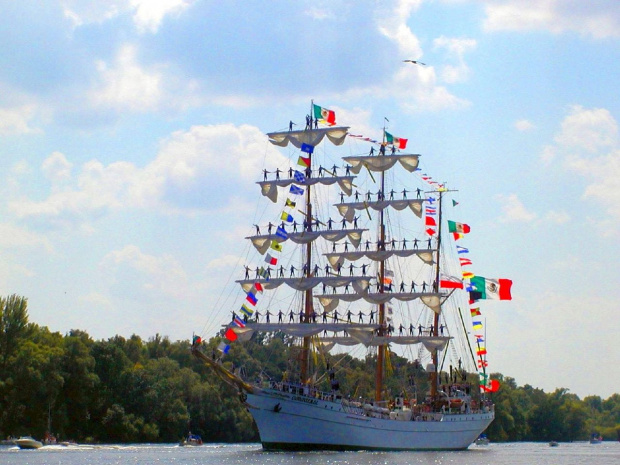 Meksykański żaglowiec Marynarki Wojennej #Cuauhtemoc