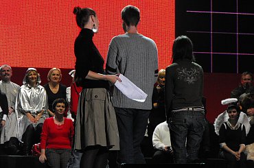 Finał konkursu Barwy Wolontariatu 2008, Teatr Polski, 09.02.2009 #wielka #gala #wolontariat #pomoc #rodzina #impreza #telewizja