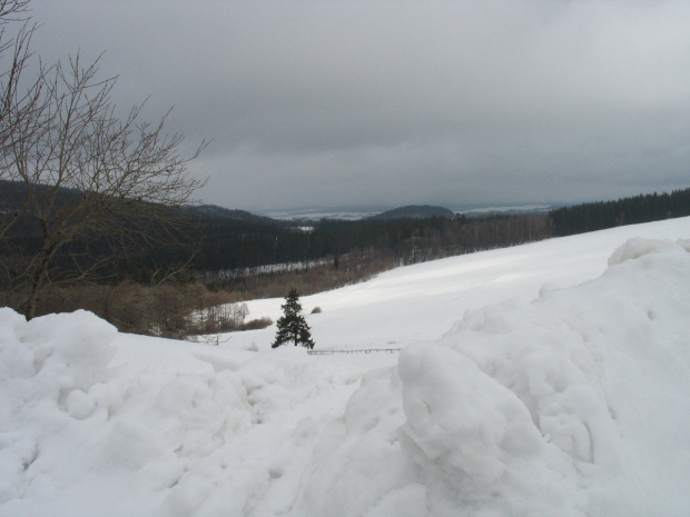 Góry Kaczawskie- Łysa Góra #ŁysaGóra #GóryKaczawskie #StokNarciarski #zima #śnieg
