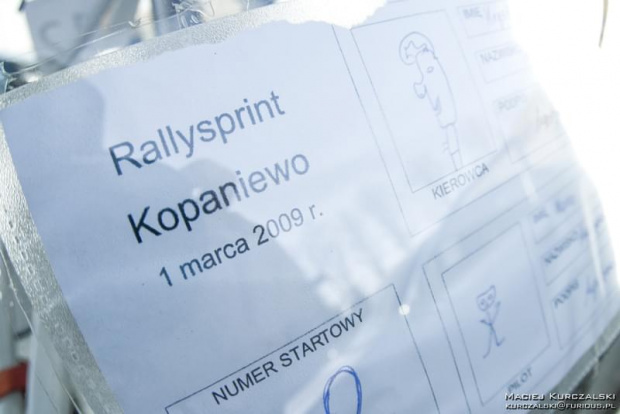 I RallySprint Kopaniewo - 1.03.09