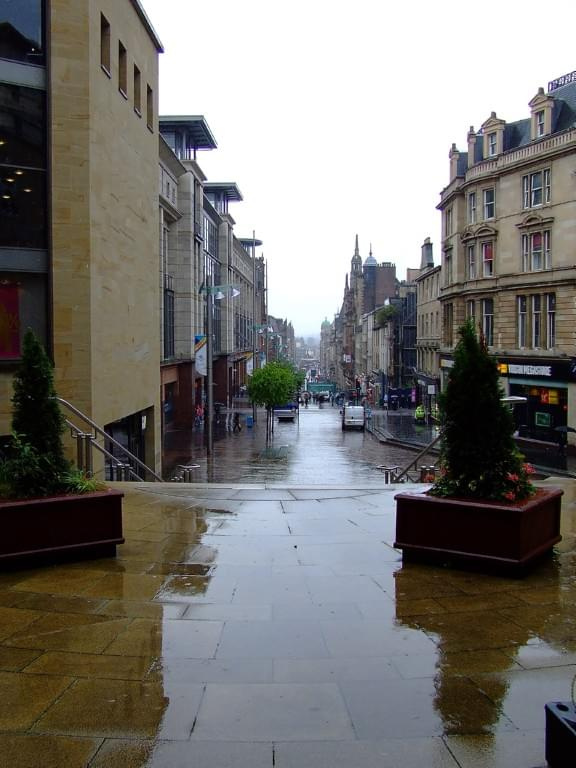 Buchanan Street - zazwyczaj zatloczone..