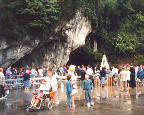 Lourdes - rok 1995 - w drodze do Hiszpani - wspomnienia