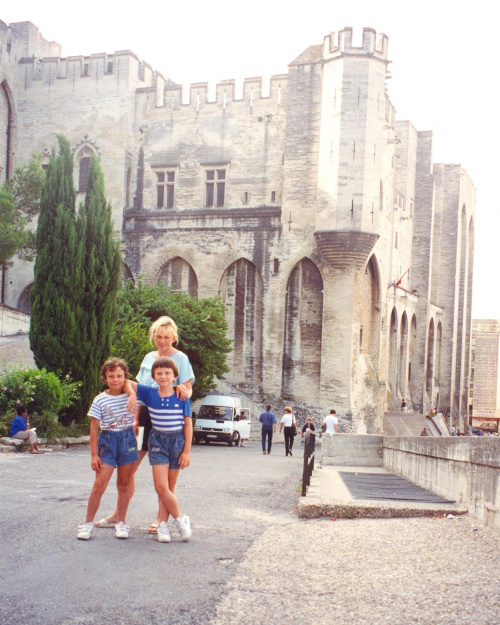 Avignon we Francji - rok 1995 -wspomnienia