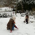 zabawa w śnieżki