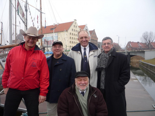 Janusz, Kris, Michał, Darek i Admirał Grzegorz Stefaniak