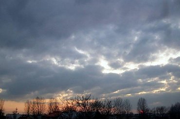 Widoczek z okna #chmury #widok #niebo