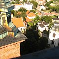 widok z wieży katedry #Gniezno #katedra