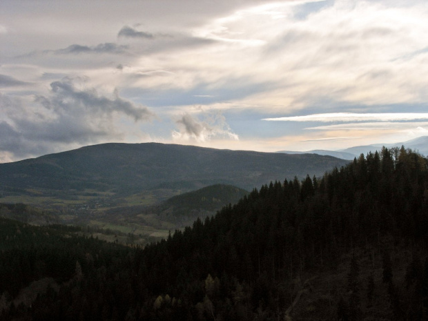 to znowu z szuflady- wypad w Góry Sokole w Rudawach Janowickich- widok z Sokolika-10 listopada 2008 #góry #GórySokole #RudawyJanowickie