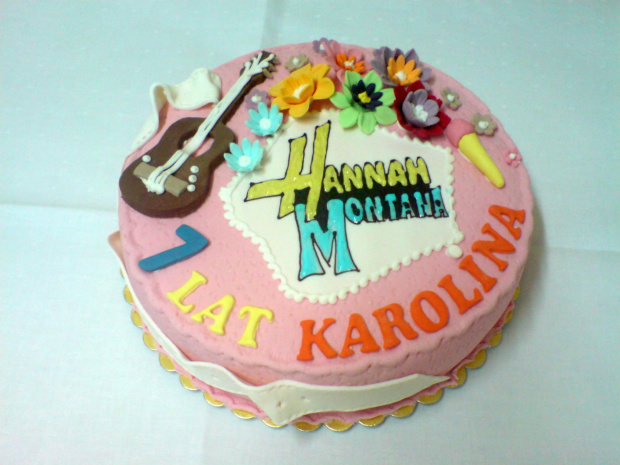 Hannah Montana - Karolina 7 Lat #HannahMontana #gitara #tort