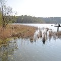 Spacer świąteczny nad jeziorem