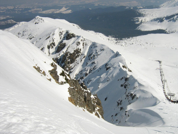 Tatry- widok z wagonika kolejki #Wycieczka #Zakopane