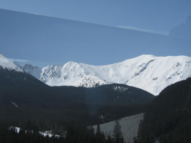 Tatry- widok z wagonika kolejki #Wycieczka #Zakopane