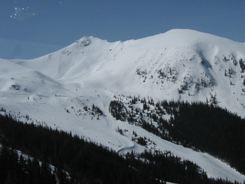 Tatry- widok z wagonika kolejki #Wycieczka #Zakopane