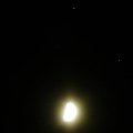 12.05.2008 Księżyc, u góry Mars, z prawej Regulus, odległość od Marsa 2.5 stopnia, od Regulusa 1 stopień 42 minuty.
Regulus to najjaśniejsza gwiazda gwiazdozbioru wiosennego Lew. #księżyc #Mars #Regulus
