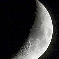 15.12.2007 Odsłonięta większa część księżyca niż na poprzednim zdjęciu. #księżyc