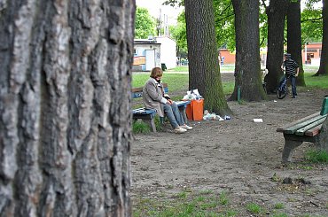 z podobnej ławki #park #ławka #odpoczynek