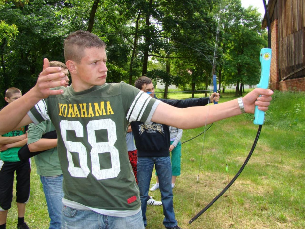 28 maja odbyły się I Międzyszkolne Zawody Strzeleckie o Nagrodę Dyrektora Zespołu Szkół w Sobieszynie. Konkurencje broń pneumatyczna, kbks, łuk #Sobieszyn #Brzozowa #Strzelanie