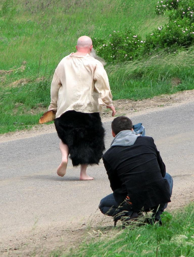 niedaleko Legnicy ni z tego ni z owego zaczęły się na drodze dziwne rzeczy dziać :D (zdjęcia by Wiesiek) #film #StrażPożarna #droga