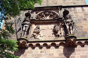 Zamek w Heidelbergu , zamek gotycko-renesansowy położony na górze Knigstuhl w Heidelbergu w Niemczech. #MIASTA #NIEMCY #HEIDELBERG