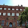 Zamek w Heidelbergu , zamek gotycko-renesansowy położony na górze Knigstuhl w Heidelbergu w Niemczech. #MIASTA #NIEMCY #HEIDELBERG