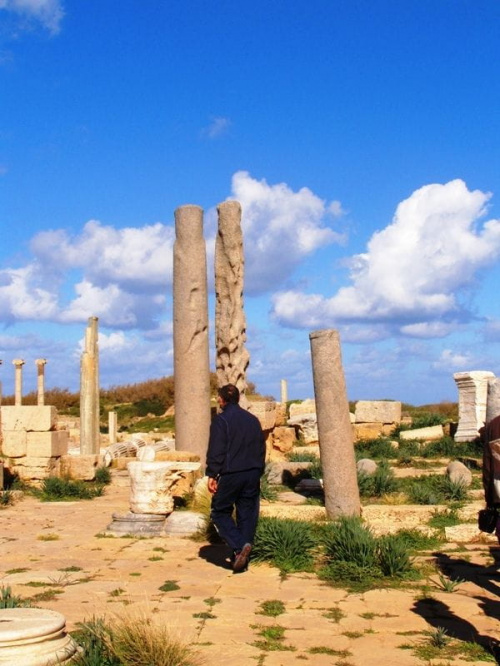 Leptis Magna (Lubda) starorzymskie miasto z ok. II w. n.e.