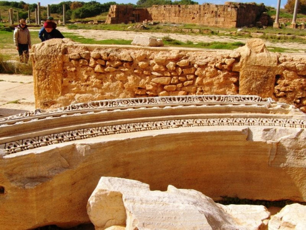 Leptis Magna (Lubda) starorzymskie miasto z ok. II w. n.e.