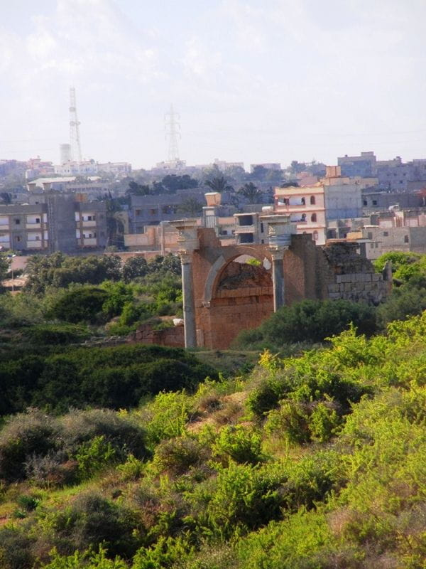 Leptis Magna (Lubda) starorzymskie miasto z ok. II w. n.e.