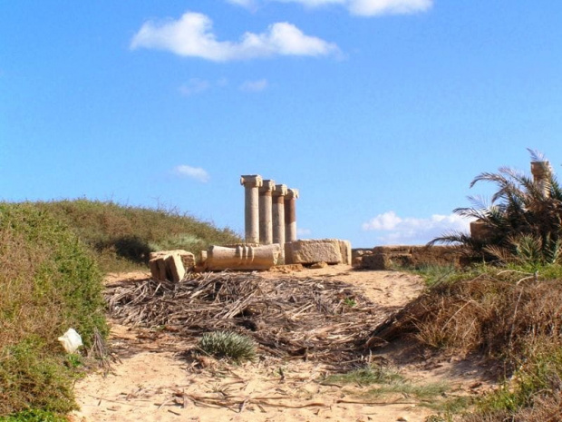 Leptis Magna (Lubda) starorzymskie miasto z ok. II w. n.e.