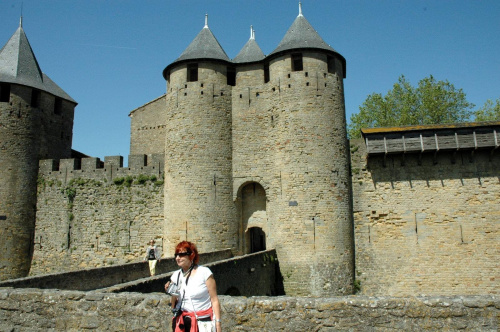 Carcassonne - potężne mury Carcassonne #CARCASSONNE #MIASTA