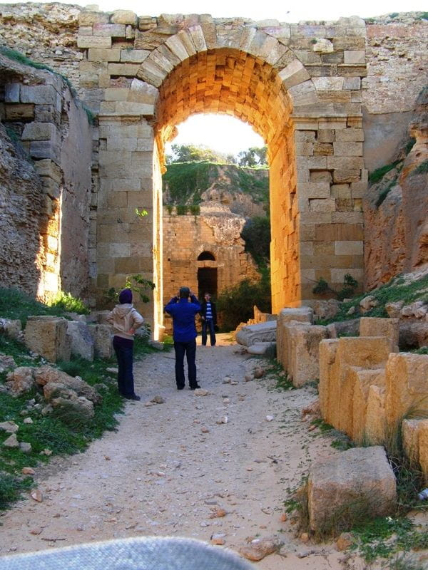 Amfiteatr i Cyrk - Leptis Magna (Lubda) starorzymskie miasto z ok. II w. n.e.