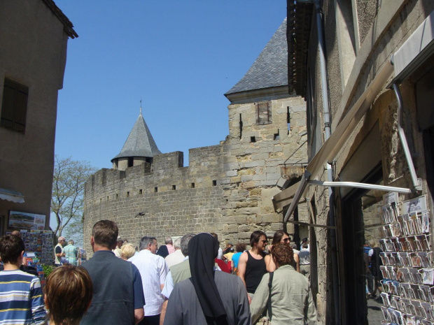 Carcassonne - potężne mury Carcassonne #CARCASSONNE #MIASTA