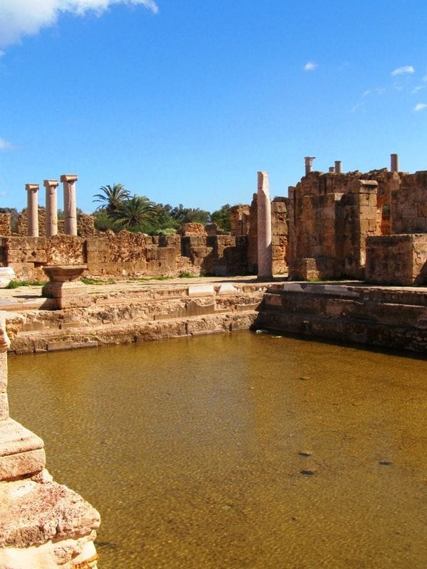 Łaźnia Hadriana - Leptis Magna (Lubda) starorzymskie miasto z ok. II w. n.e.