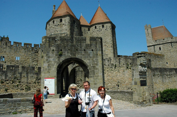 Carcassonne - potężne mury #CARCASSONNE #MIASTA