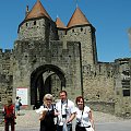 Carcassonne - potężne mury #CARCASSONNE #MIASTA