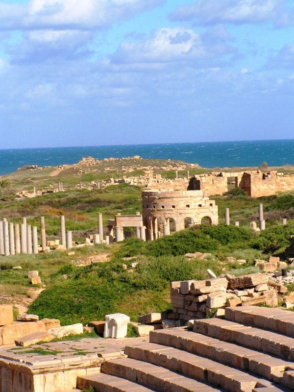 Leptis Magna (Lubda) starorzymskie miasto z ok. II w. n.e.