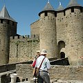 Carcassonne - potężne mury Carcassonne #CARCASSONNE #MIASTA