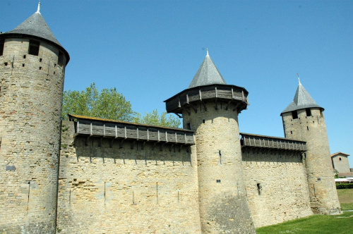 Carcassonne - potężne mury Carcassonne #CARCASSONNE #MIASTA